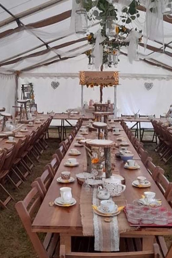 Event Hire, Party Hire, Furniture Hire, Round Table Hire, Trestle Table Hire, Chair Hire, China